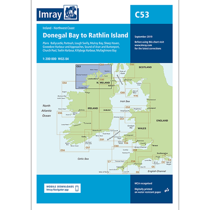 Imray C Series Nautical Navigation Charts - British Isle/EU