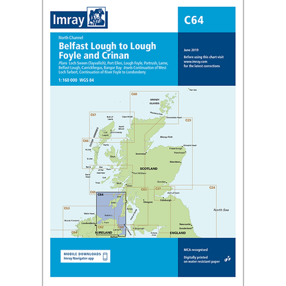 Imray C Series Nautical Navigation Charts - British Isle/EU