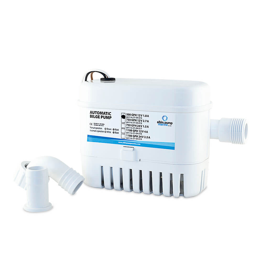 Albin Automatic Bilge Pump 1100 GPH - 24v