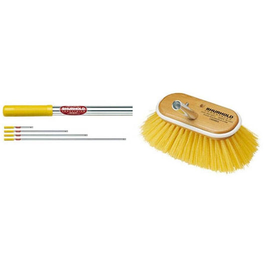 Shurhold Fixed Handles 30" 75cm With Soft 6" Brush Head