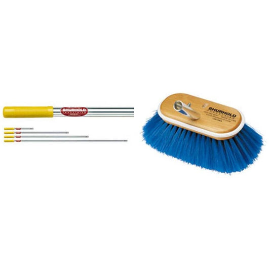 Shurhold Fixed Handles 30" 75cm With Extra Soft 6" Brush Head