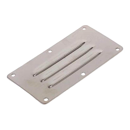 Stainless Steel Louvered Vent - 66 x 128mm Cover