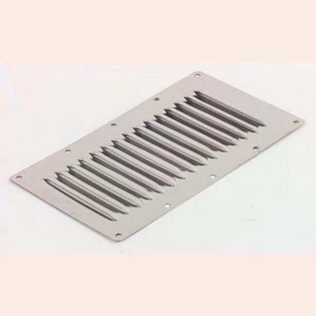 Stainless Steel Louvered Vent - 232 W x 118mm L