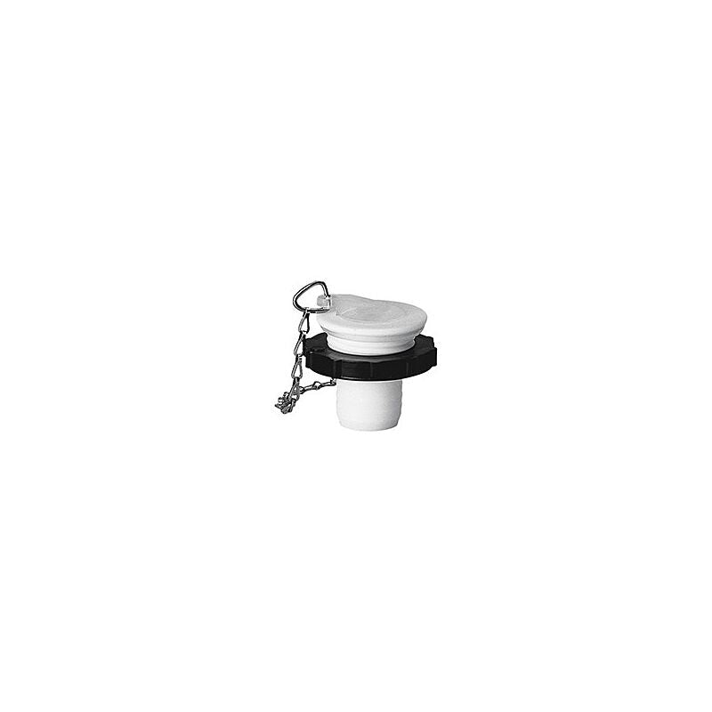 Plastimo Galley Plastic White Sink Waste Plug And Chain