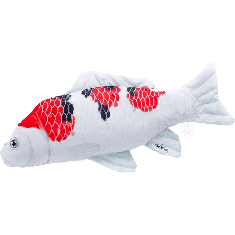 Gaby Fish Pillows, Nautical Gifts Medium Koi Carp Saltwater Fish Pillow ...