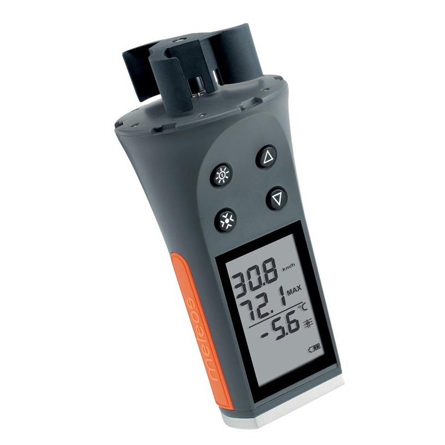 Skywatch Meteos Anemometer - Wind Speed & Temperature Meter & 54mm Impeller