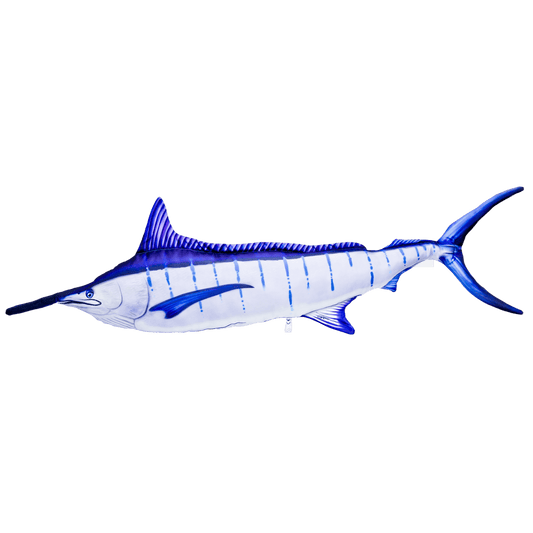 Gaby Fish Pillows Giant Blue Marlin Saltwater Fish Pillow Cushion - 118cm