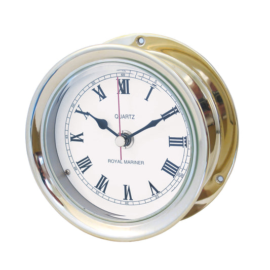 Capstan Range Brass Clock