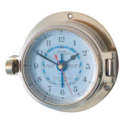 Channel Range Brass Tide Clock