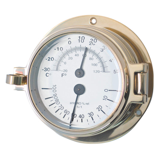 Channel Range Brass Comfort Meter, Thermometer, Hygrometer