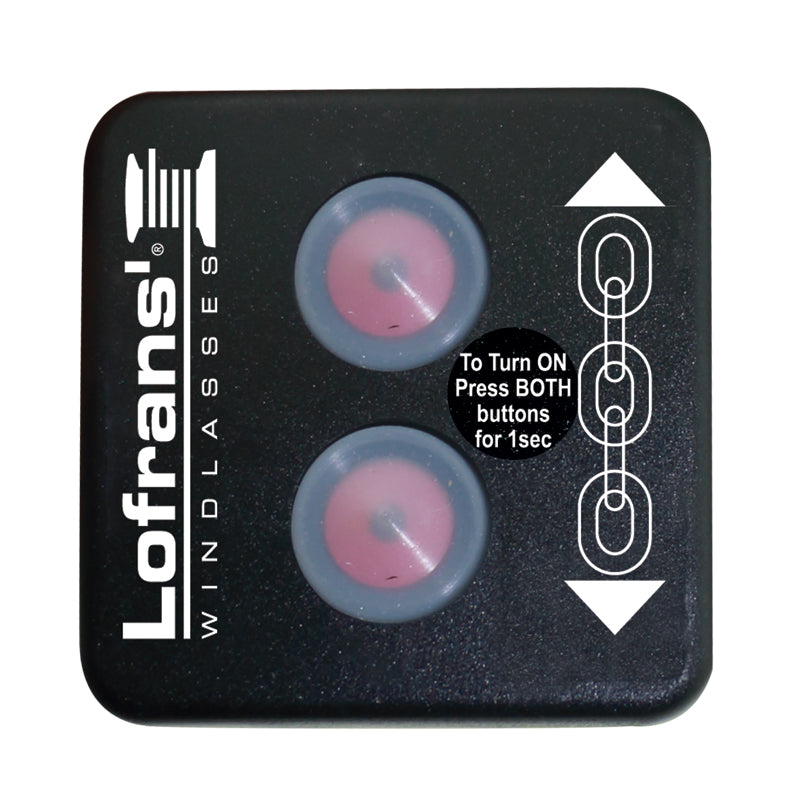 Lofrans Anchor Windlass Touch Switch Panel Up Down, Black