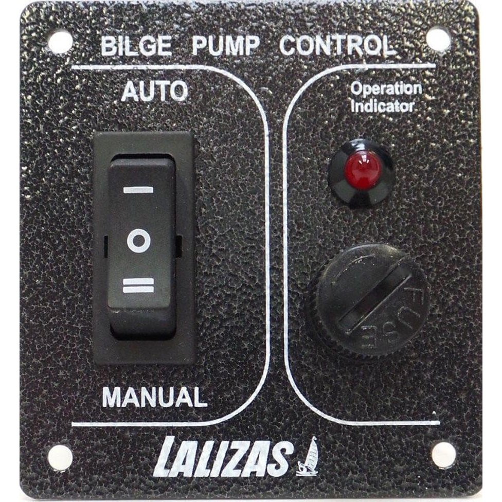 3 Way Fused Bilge Pump Switch Panel