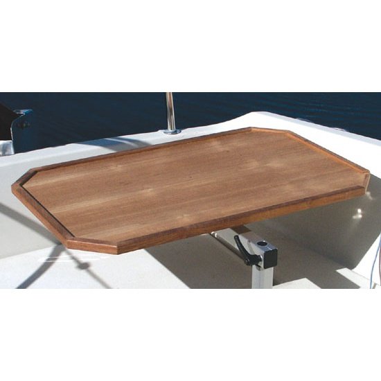 Lagun Medium "Rimini" Teak effect Melamine Table Top