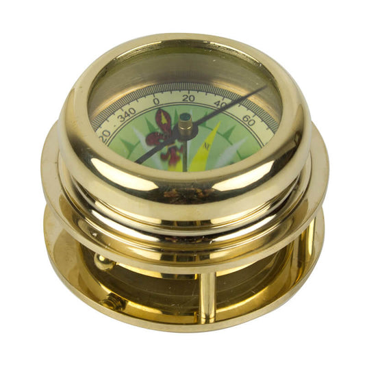 Navigational Compass - Brass - 70mm Dia