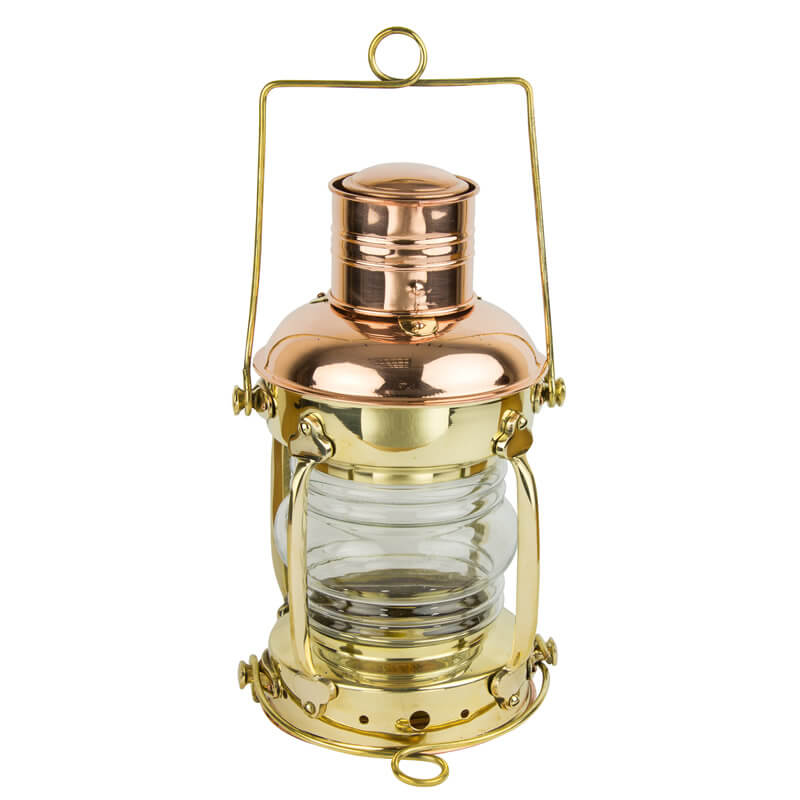 Anchor Oil Lantern Lamp - Brass & Copper - 290mm