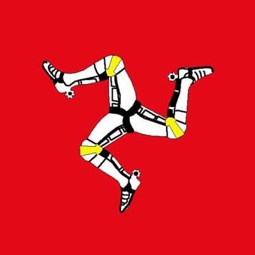 Isle Of Man Courtesy Flag - 30cm x 45cm