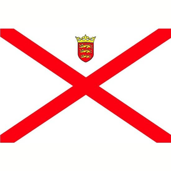 Jersey Courtesy Flag - 30cm x 45cm