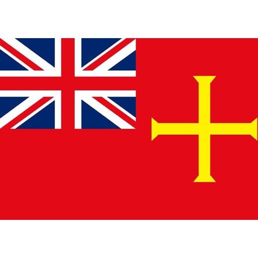 Guernsey Red Ensign Defaced Courtesy Flag - 30cm x 45cm