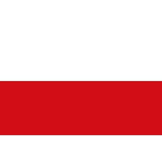 Poland Courtesy Flag - 30cm x 45cm