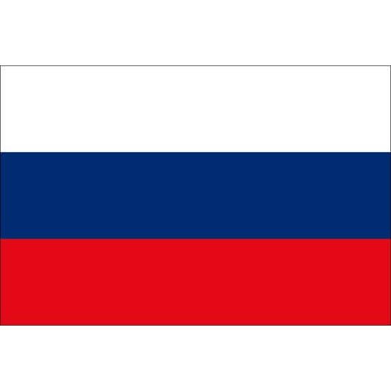 Russia Courtesy Flag - 30cm x 45cm