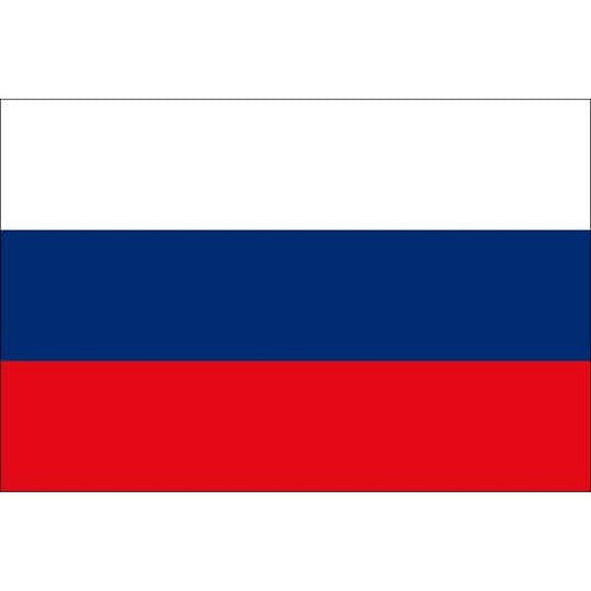 Russia Courtesy Flag - 30cm x 45cm