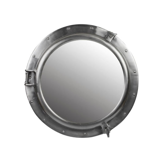 Nauticalia Aluminium Dark Pewter Porthole Mirror - 38cm