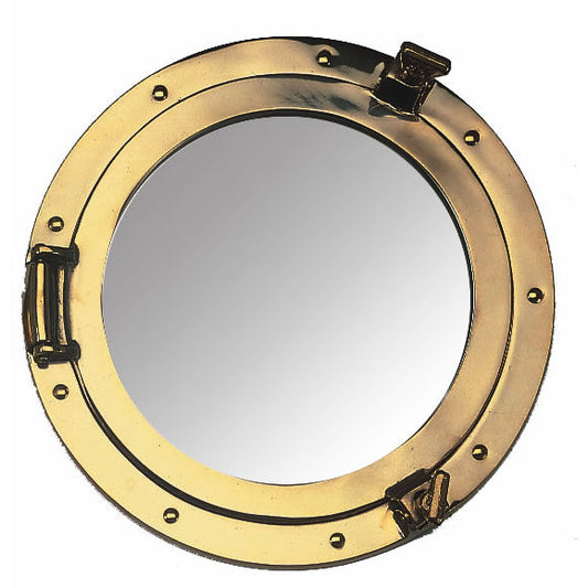 Nauticalia Brass Porthole Mirror - 20cm