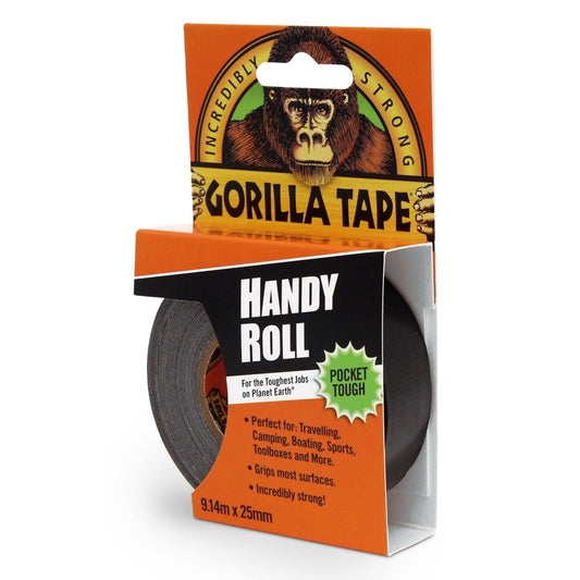 Gorilla Handy Roll Black Tape - 9m