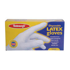 Disposable Latex Gloves - 4 Pairs