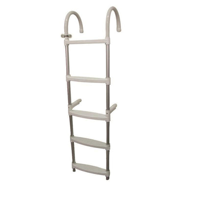 5 Step Aluminium Hook Over Boarding Ladder