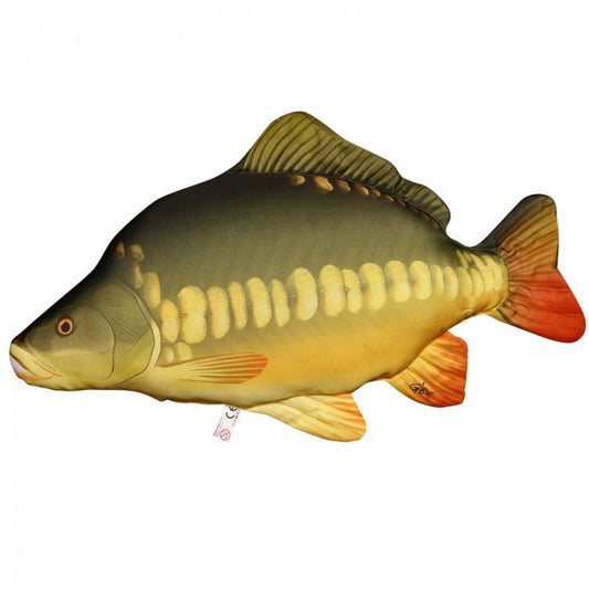 Gaby Fish Pillows Medium Mirror Carp Freshwater Fish Pillow Cushion - 61cm