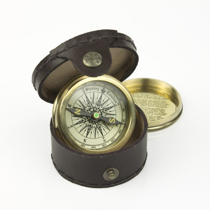 Nauticalia Compass With Robert Frost Poem