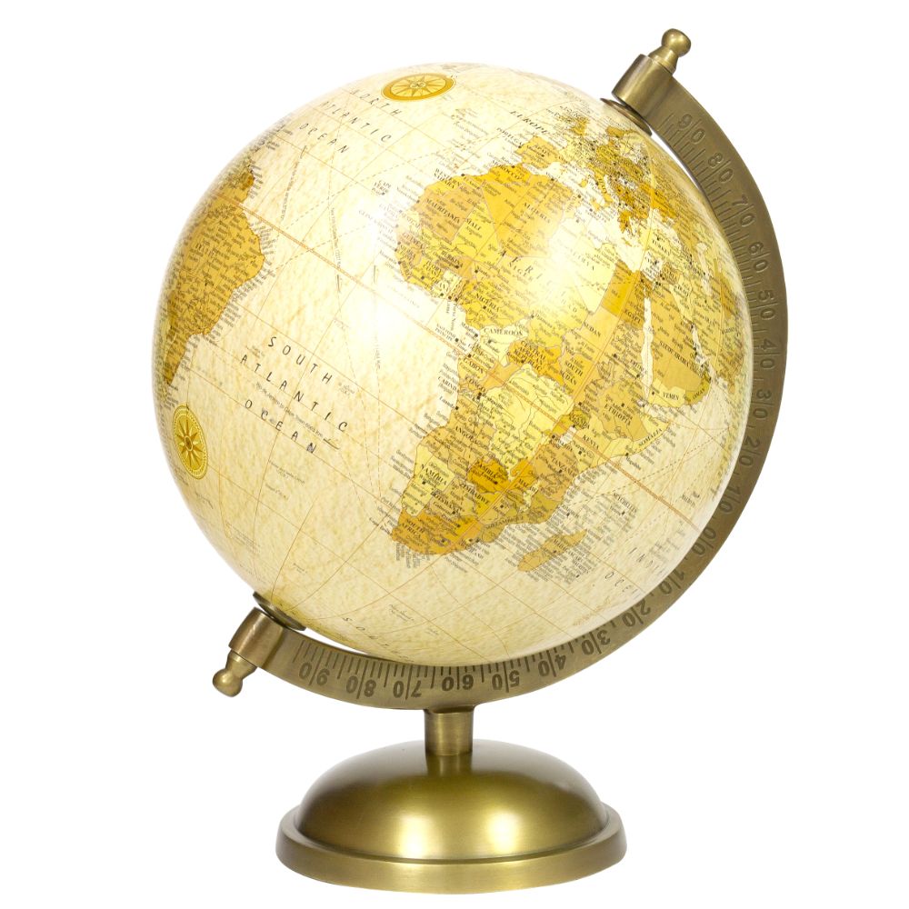 Nauticalia Shackleton World Globe - 25cm