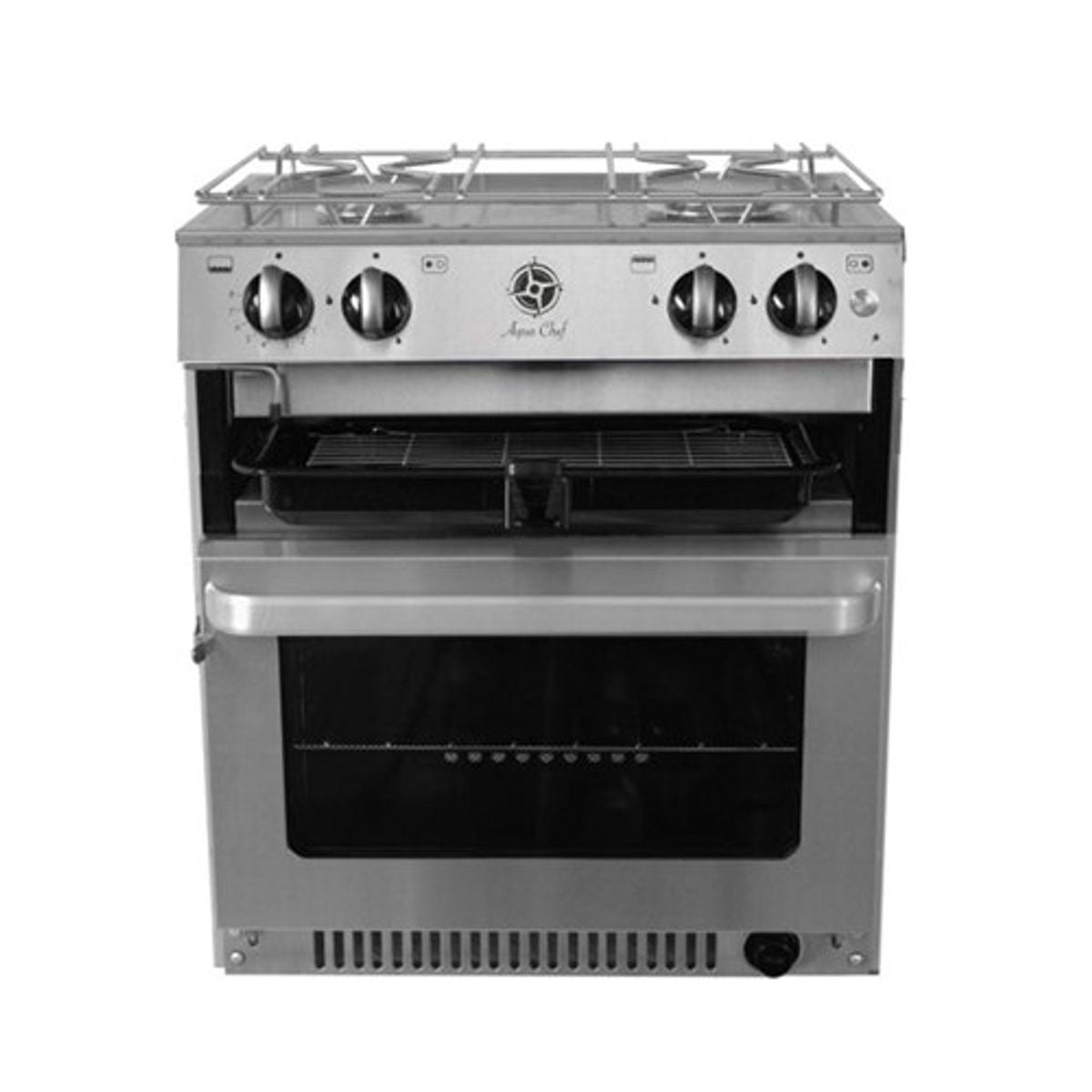 Aqua Chef V5020 2 Burner Hob Cooker with Grill & Oven