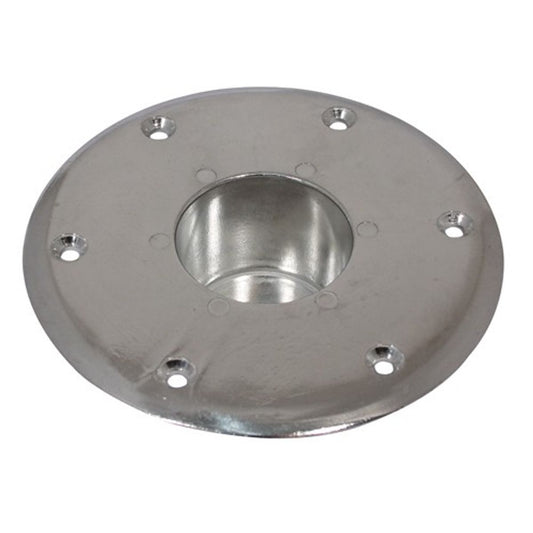 Table Pedestal Base Plate - Flush Fitting