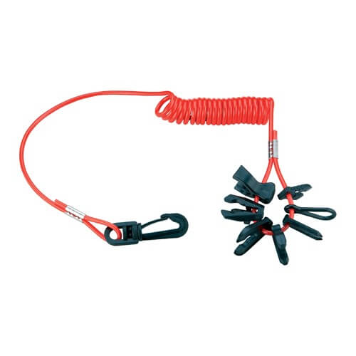 Emergency Outboard Engine Cut Off Kill Switch With Lanyard And Clip - 12 volt