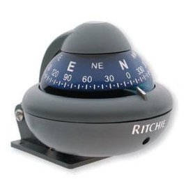 Ritchie Sport X-10-M, 2" Dial Compass - Grey Bracket Mount