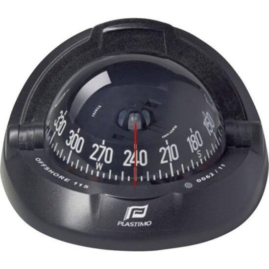 Plastimo Offshore 115 Compass Black/Black Card