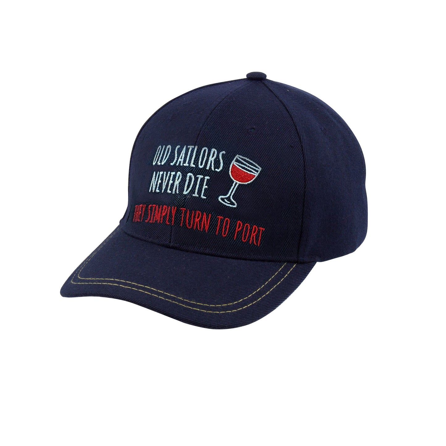 Nauticalia "Old Sailors Turn to Port" Yachting Cap