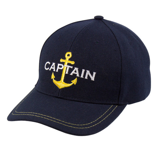 Nauticalia Captain & Anchor Yachtsman Cap - 54-61cm