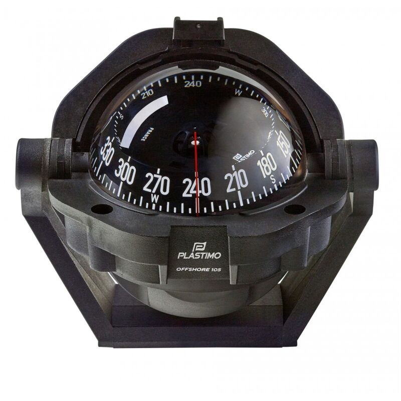 Plastimo Offshore 105 Flush Mount Black Card Compass - Zone Abc