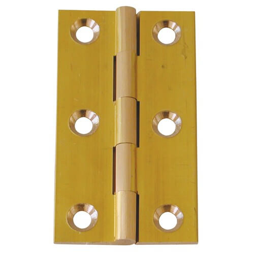 Solid Brass Butt Hinge - 76 x 41mm