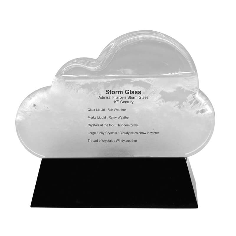 Galley Storm Glass Cloud Weather Forecaster - 130mm