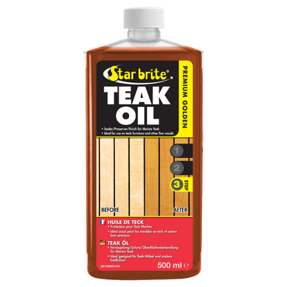 Starbrite Premium Golden Teak Oil Step 3 - 500ml