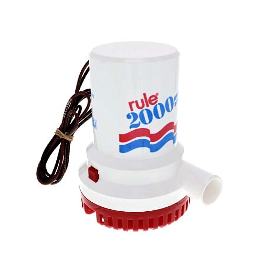 Rule Submersible Bilge Pump 2000 GPH - 12v