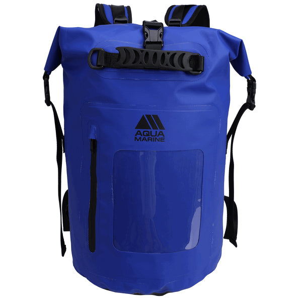 AquaMarine Waterproof Backpack - 30L Litre - 30cm x 30cm x 43cm - Royal Blue