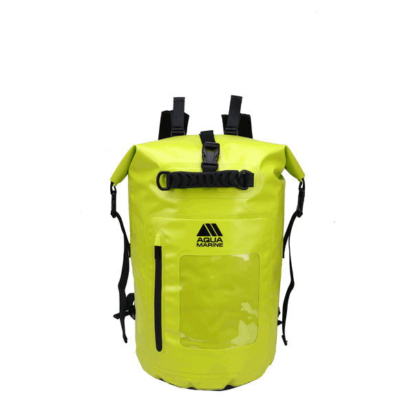 AquaMarine Waterproof Backpack - 30L Litre - 30cm x 30cm x 43cm - Lime Green