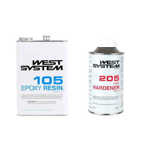 West System C Pack 105 Resin 25kg + 205 Fast Hardener 5kg