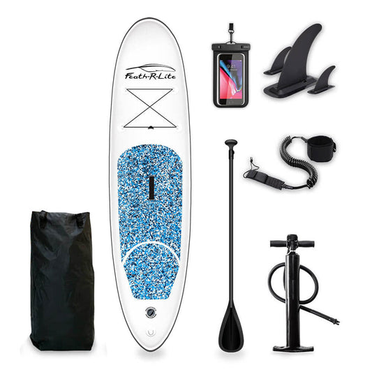 Funwater Camouflage Blue 10'6 Inflatable Paddle Board SUP Package