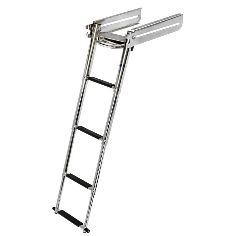 4 Step Telescopic Deploy Under Platform Boarding Ladder